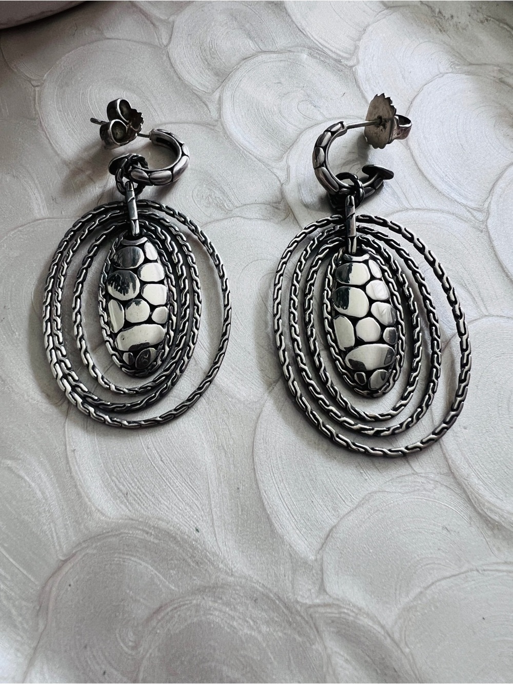 John Hardy Kali Zen Oval Drop Earrings